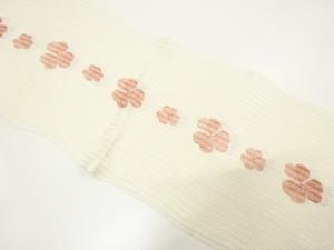 正絹　竪絽　夏用帯揚げ